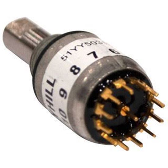 Picture of Miller Electric - 218075 - SWITCH,ROTARY 12 POSN  1P 200MA 28VDC PC MTG 30 DE